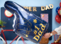 Preview: XXL Folienballon Figur - Nummer 1 Dad - 86,5cm x 46cm
